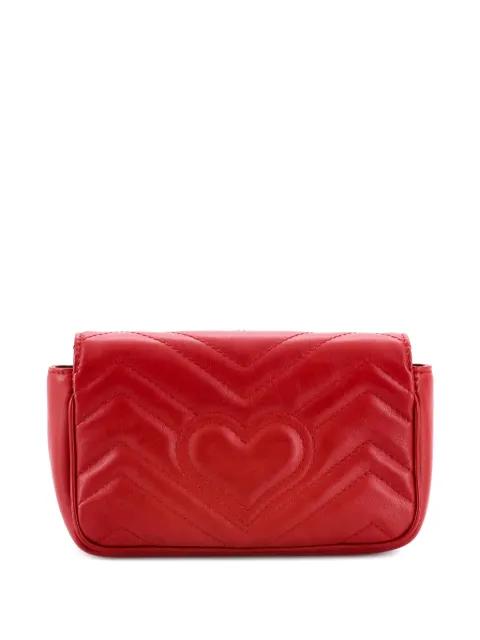 GG Marmont Flap Bag Matelasse Leather Super Mini crossbody bag by GUCCI GG Marmont Flap Bag Matelasse Leather Super Mini crossbody bag by GUCCI