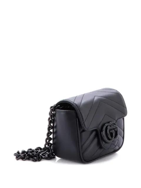GG Marmont Flap Matelasse Leather Mini belt bag by GUCCI 