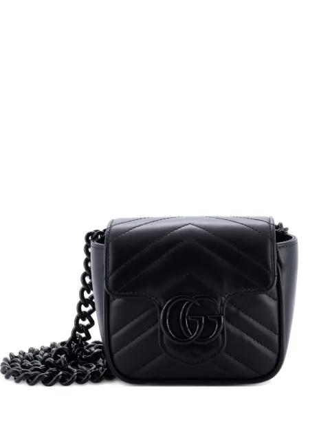 GG Marmont Flap Matelasse Leather Mini belt bag by GUCCI 