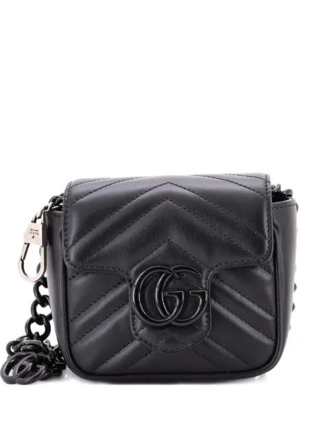GG Marmont Flap Matelasse Leather Mini belt bag by GUCCI 