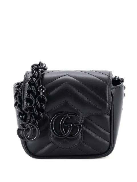GG Marmont Flap Matelasse Leather Mini belt bag by GUCCI 