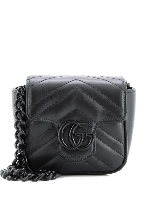GG Marmont Flap Matelasse Leather Mini belt bag by GUCCI 
