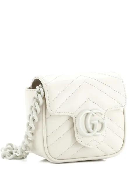 GG Marmont Flap Matelasse Leather Mini belt bag by GUCCI 