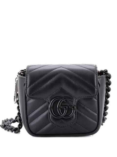 GG Marmont Flap Matelasse Leather Mini belt bag by GUCCI 