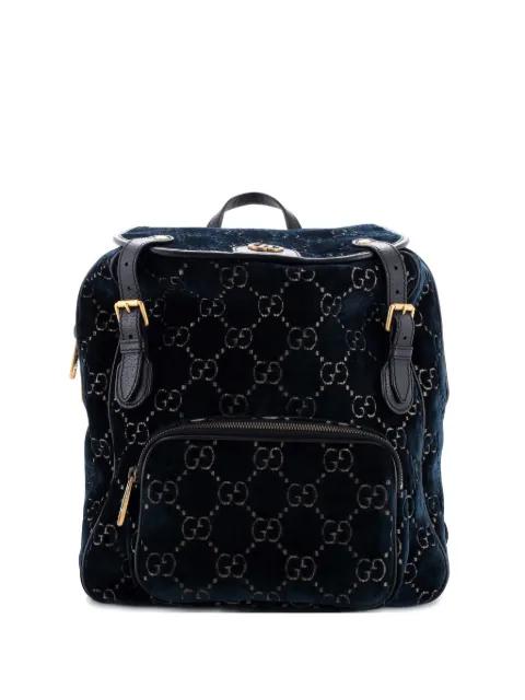 GG Marmont GG Velvet Small backpack by GUCCI 