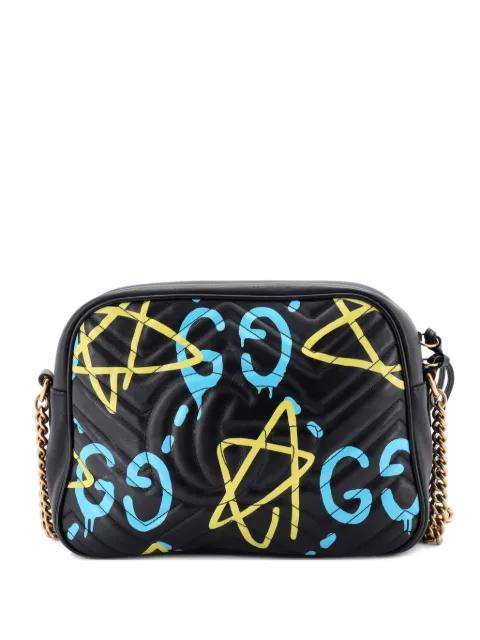 GG Marmont GucciGhost Matelasse Leather Medium shoulder bag by GUCCI 