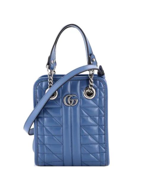 GG Marmont Handle Matelasse Leather Mini crossbody bag by GUCCI 