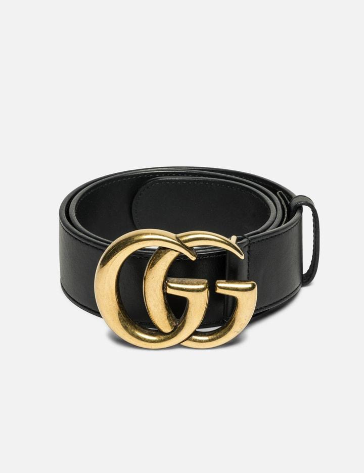 GG Marmont Leather Belt by GUCCI