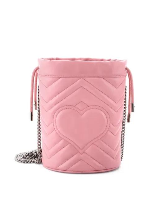GG Marmont Matelasse Leather Mini bucket bag by GUCCI 