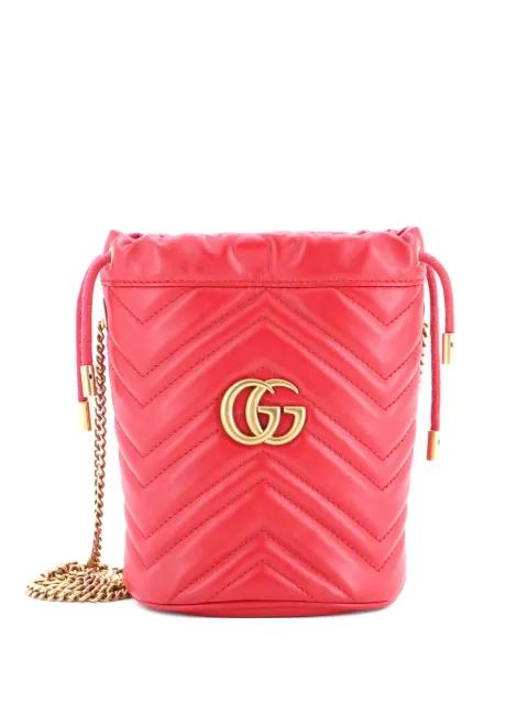 GG Marmont Matelasse Leather Mini bucket bag by GUCCI 