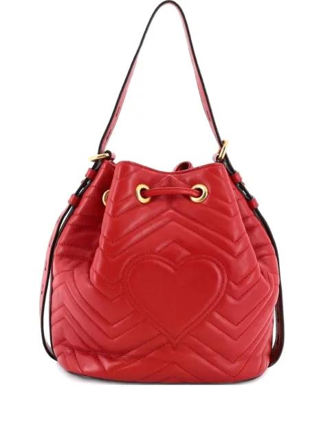 GG Marmont Matelasse Leather Small bucket bag by GUCCI 