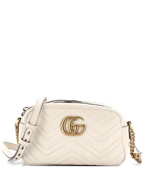 GG Marmont Monochrome Shoulder Bag Matelasse Leather Small crossbody bag by GUCCI 