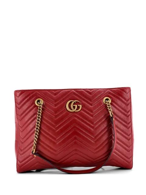 GG Marmont Zip Tote Matelasse Leather Medium shoulder bag by GUCCI 