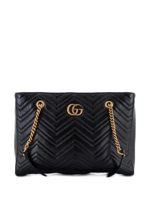 GG Marmont Zip Tote Matelasse Leather Medium shoulder bag by GUCCI 