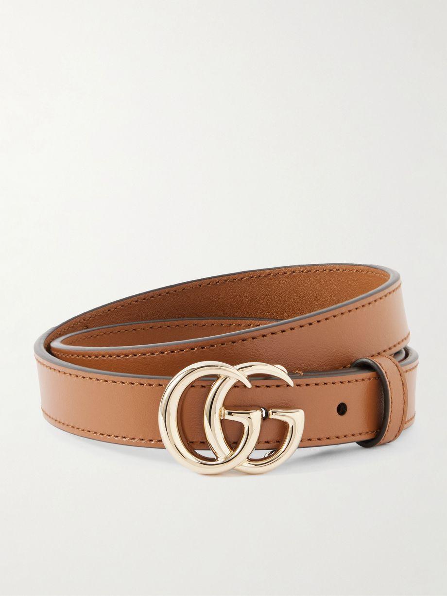 GG Marmont leather belt by GUCCI