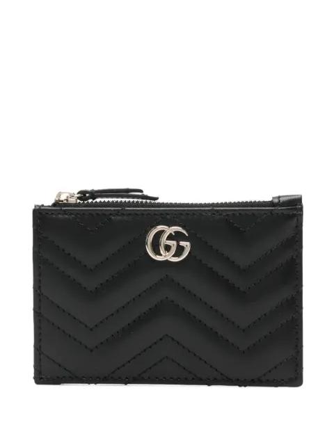 GG Marmont zip key pouch by GUCCI