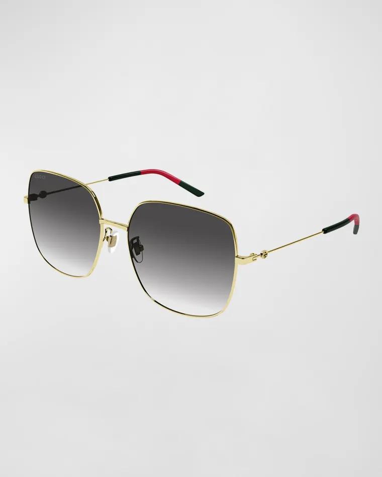 GG Metal Butterfly Sunglasses by GUCCI