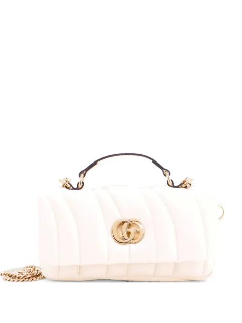 GG Milano Top Handle Bag Quilted Leather Mini satchel by GUCCI 