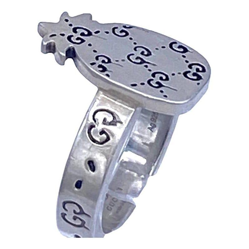 GG Running silver ring by GUCCI