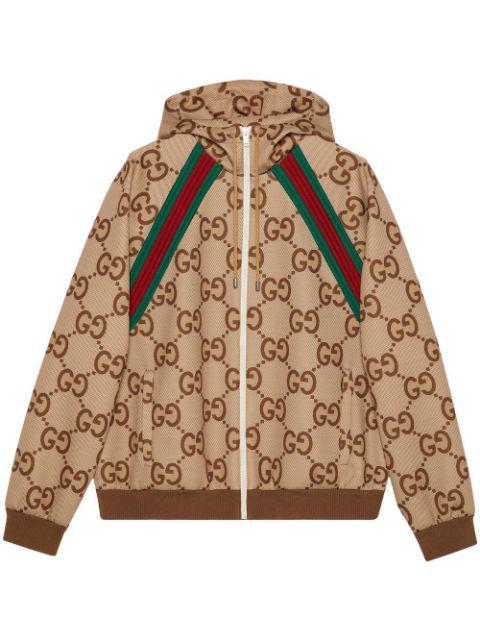 GG Supreme hoodied jacket by GUCCI