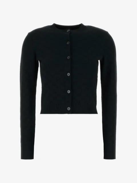 GG Supreme knit cardigan by GUCCI