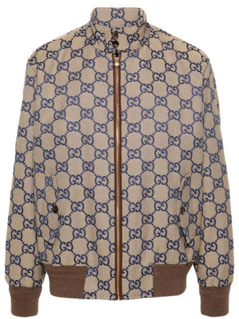 GG-canvas bomber jacket by GUCCI