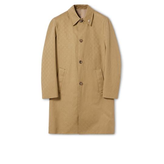 GG cotton gabardine coat by GUCCI