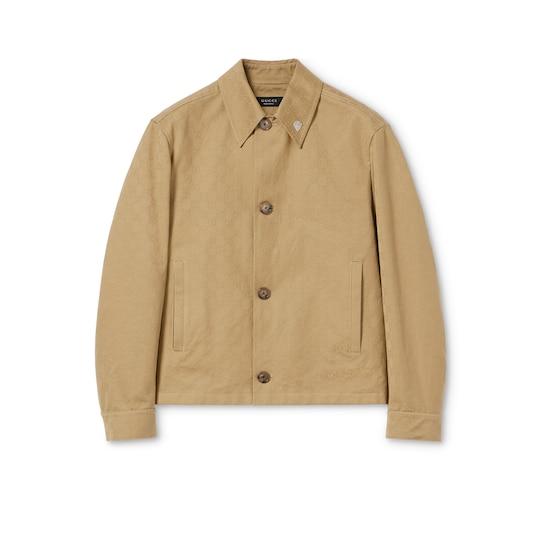 GG cotton gabardine jacket by GUCCI