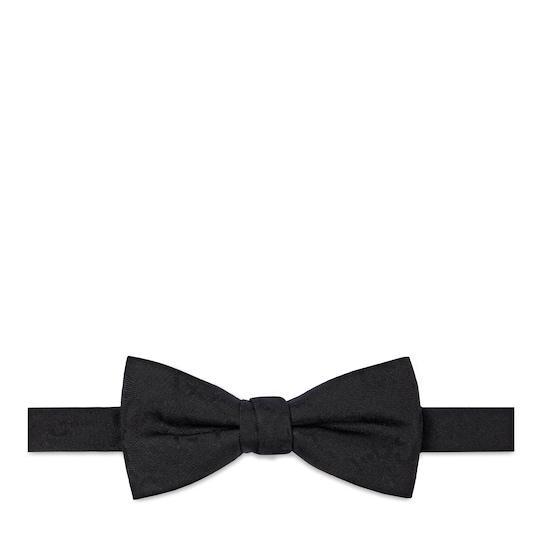 GG cotton silk bow tie by GUCCI