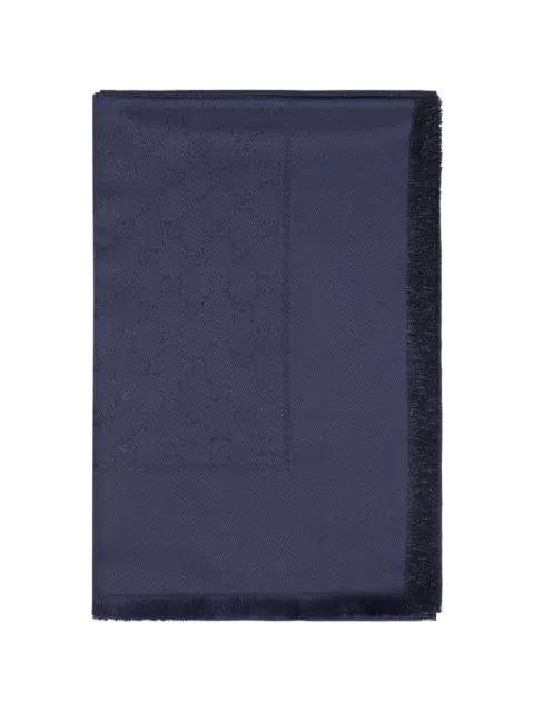 GG fringed shawl by GUCCI