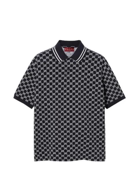 GG jacquard polo shirt by GUCCI