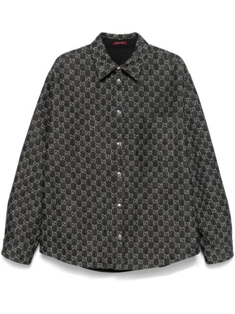 GG jacquard reversible shirt by GUCCI