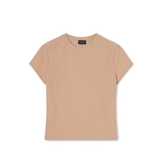 GG jersey jacquard T-shirt by GUCCI