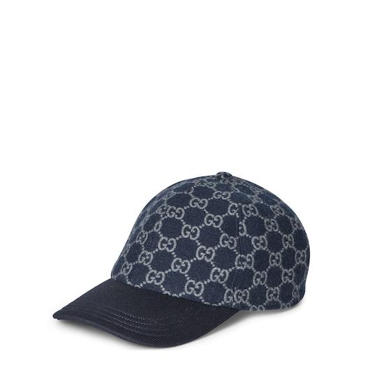 GG knit fabric baseball hat by GUCCI