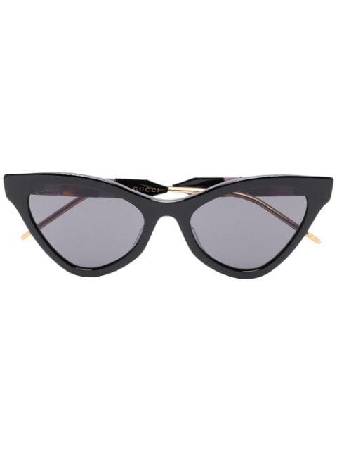 GG logo cat-eye framed sunglasses by GUCCI