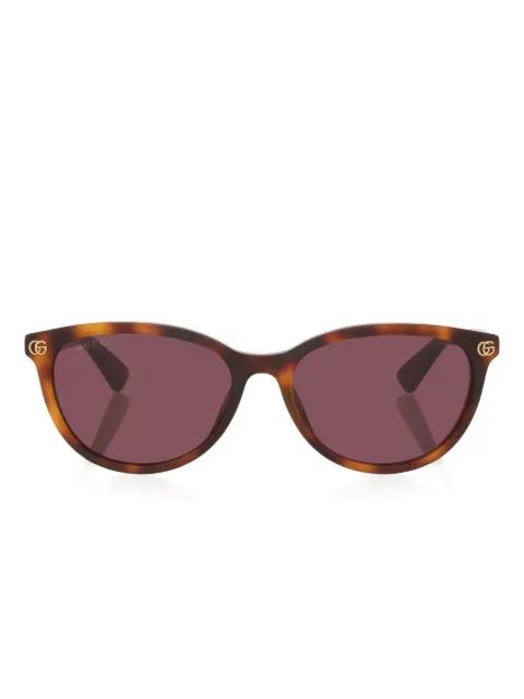 GG-logo tortoiseshell sunglasses by GUCCI