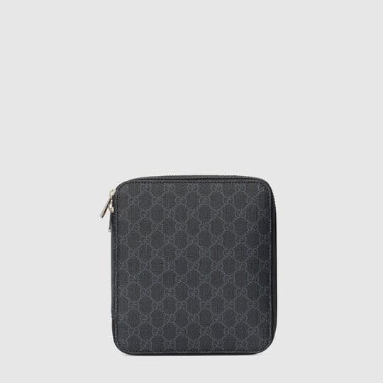GG medium packing cube in black Supreme by GUCCI