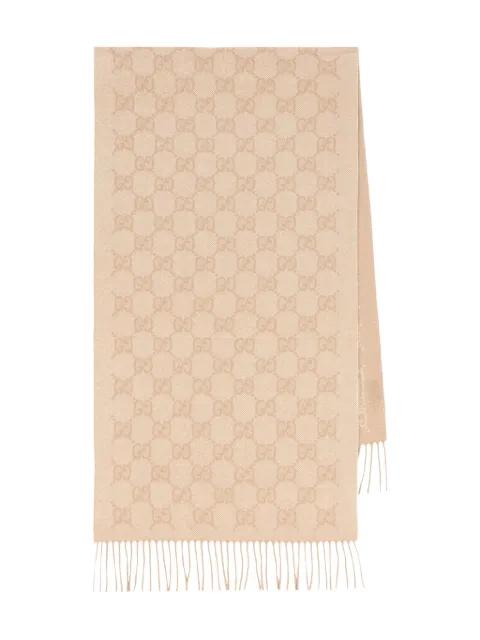 GG-monogram scarf by GUCCI