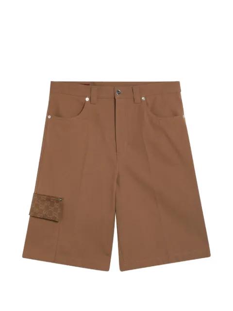 GG-motif multiple-pocket shorts by GUCCI