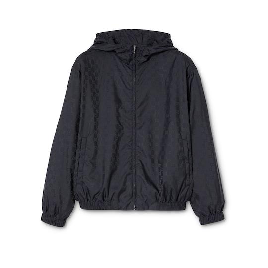 GG nylon zip jacket by GUCCI
