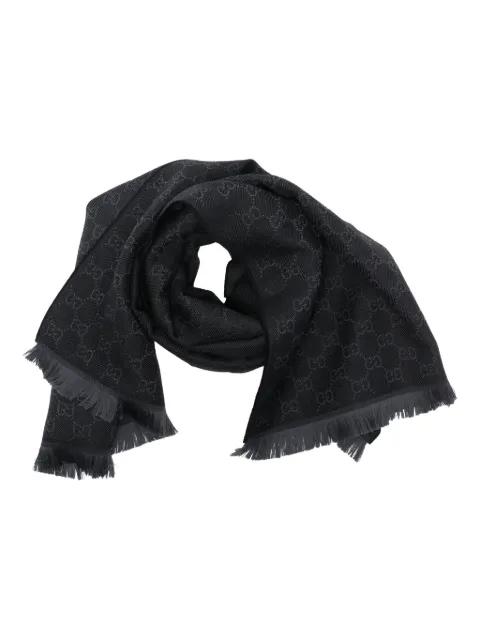 GG-pattern scarf by GUCCI