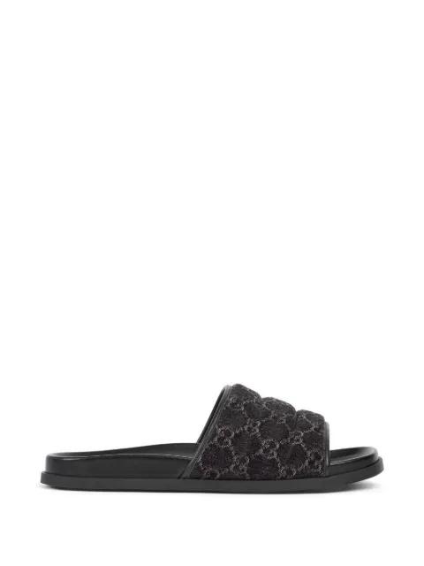 GG quilted slides by GUCCI