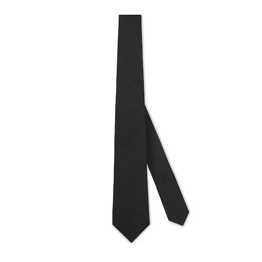 GG silk cotton tie by GUCCI