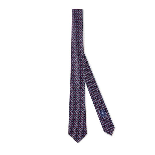GG silk jacquard tie by GUCCI