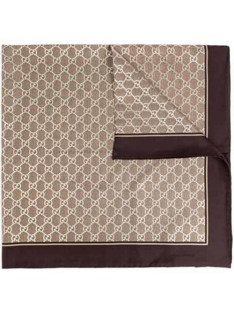 GG silk scarf by GUCCI