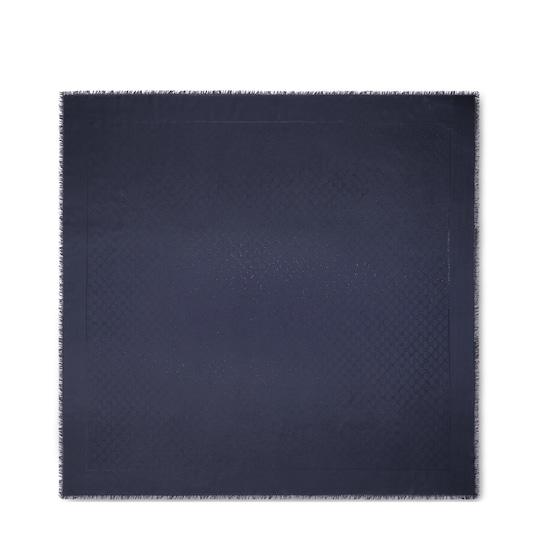 GG silk wool lamé shawl by GUCCI