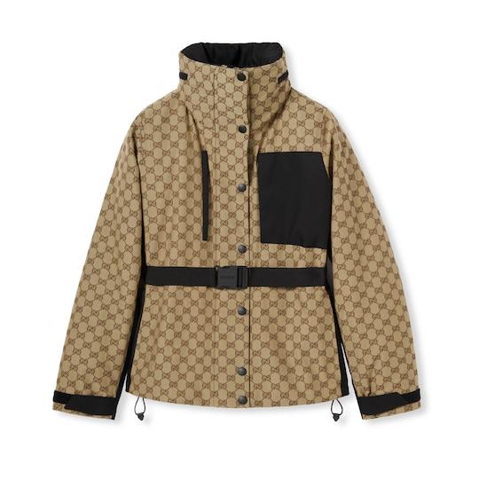 GG technical fabric jacquard jacket by GUCCI