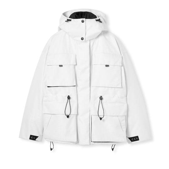 GG technical fabric jacquard jacket by GUCCI