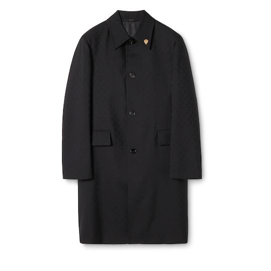 GG wool coat by GUCCI