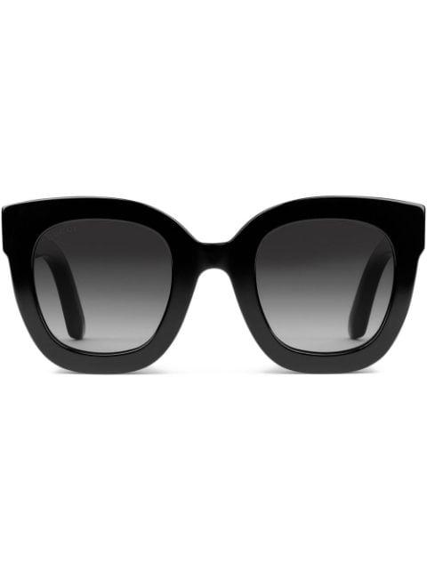GG0208S oversized-frame sunglasses by GUCCI